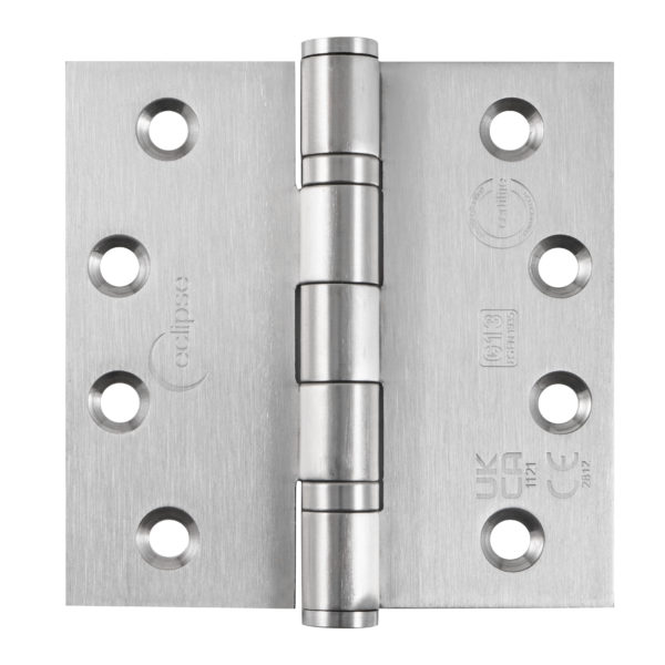 Grade 13 Ball Bearing Broad Butt Hinge - CE / UKCA Marked - Fire rated - 120kg Max Load Bearing